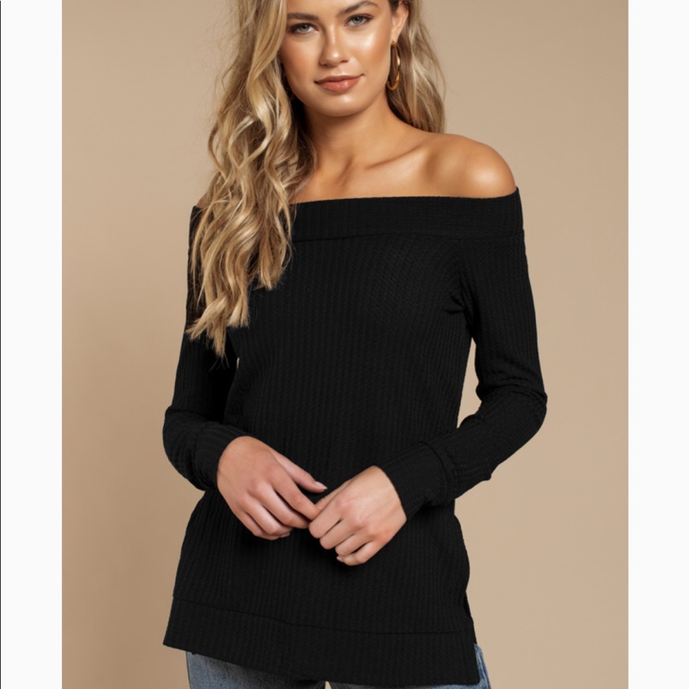 Tobi off the shoulder too in black